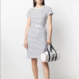 NWT BLACK&WHITE STRIPED TOMMY HILFIGER SHIRT DRESS